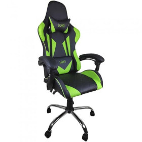 Silla Gamer EMPOLI LOKI EM-GC01 Ergonómica Reclinable 90°-135° Verde